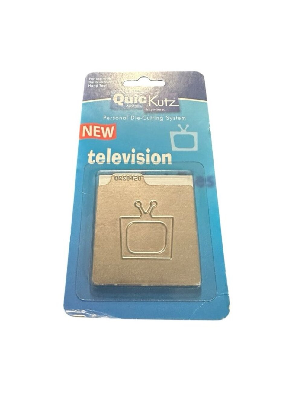 Quickutz 2x2 Cutting Die Television New RS-0420 Paper Crafts Scrapbooking
